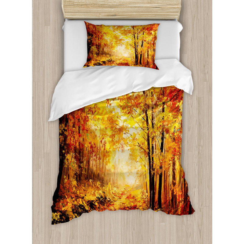Autumn in Relax Forest Duvet Cover Set