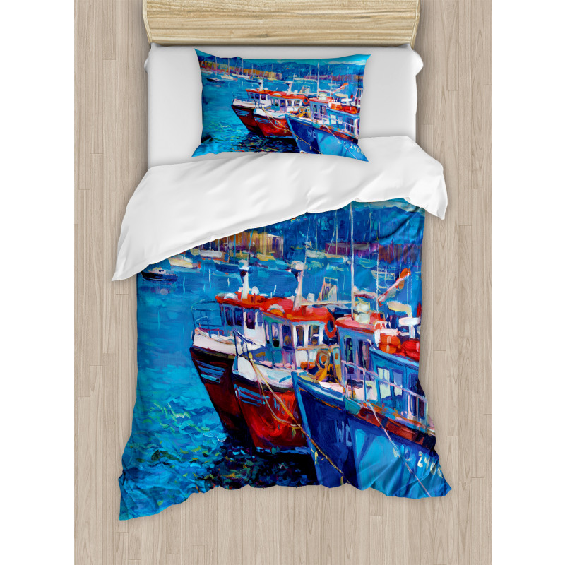 Harbour by the Sea Duvet Cover Set
