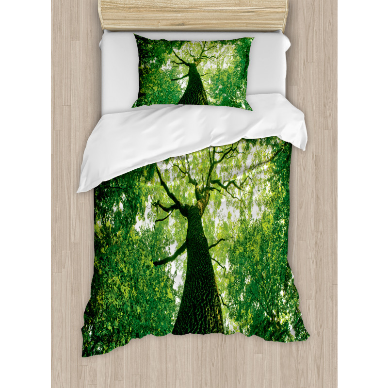 Leaves Tree Branches Duvet Cover Set