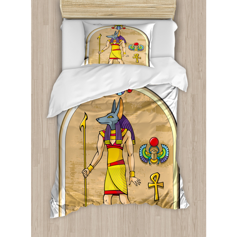 Anubis Ancient Myth Duvet Cover Set