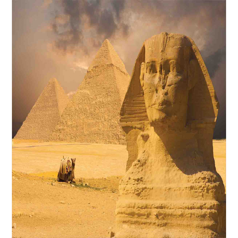 Sphinx Old Face Duvet Cover Set