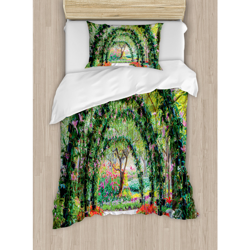 Flower Arches Plants Duvet Cover Set