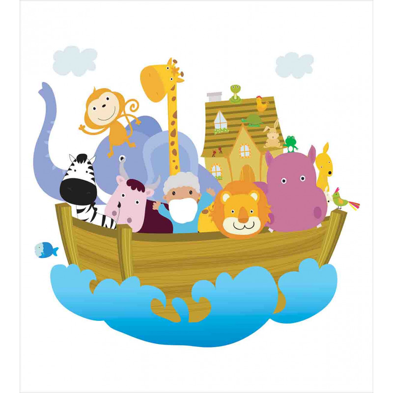 Boat Journey Cartoon Duvet Cover Set