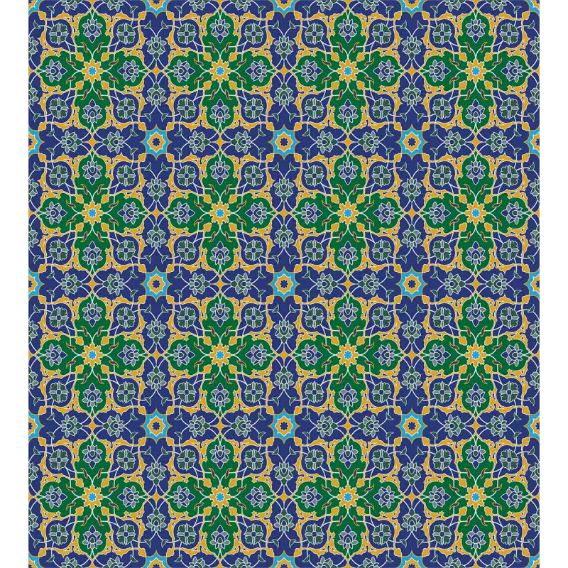 Oriental Damask Duvet Cover Set