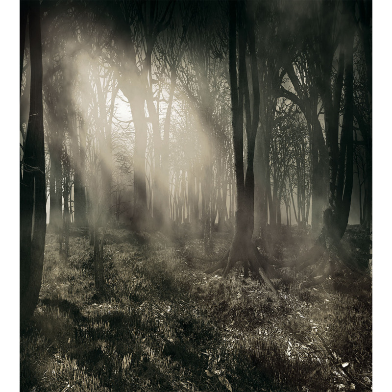 Nostalgic Dark Forest Duvet Cover Set