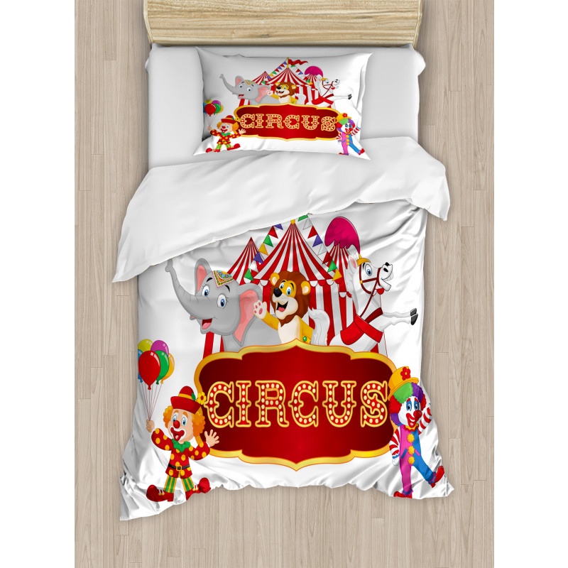 Nostalgic Circus Tent Duvet Cover Set