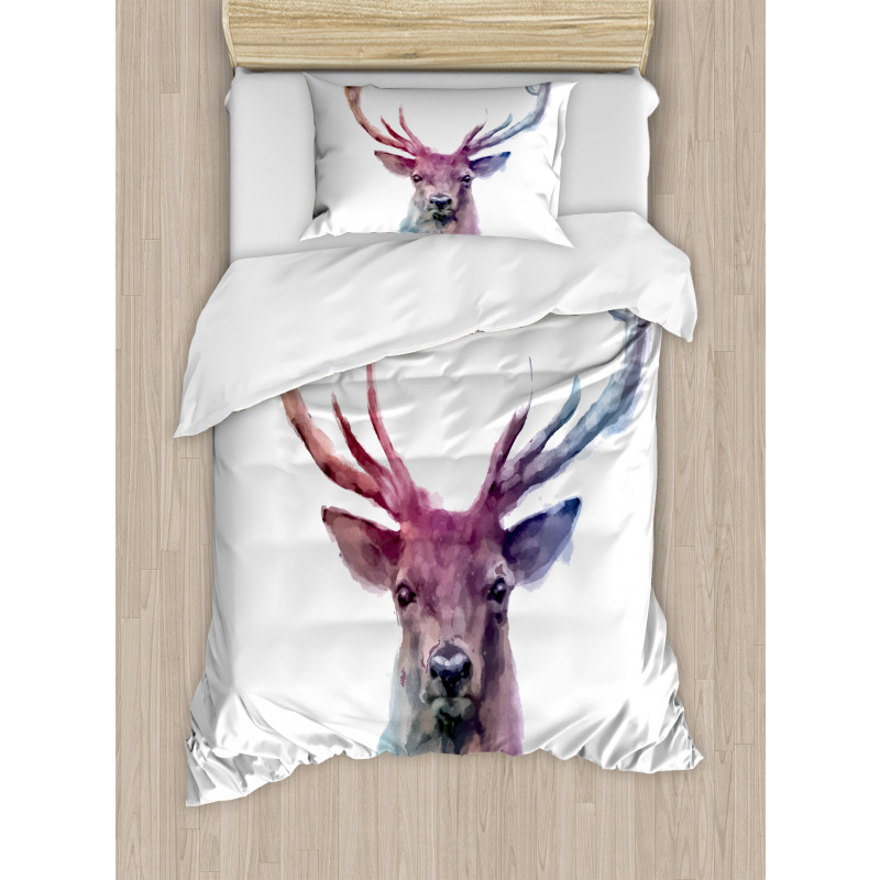 Antlers Wild Nature Duvet Cover Set