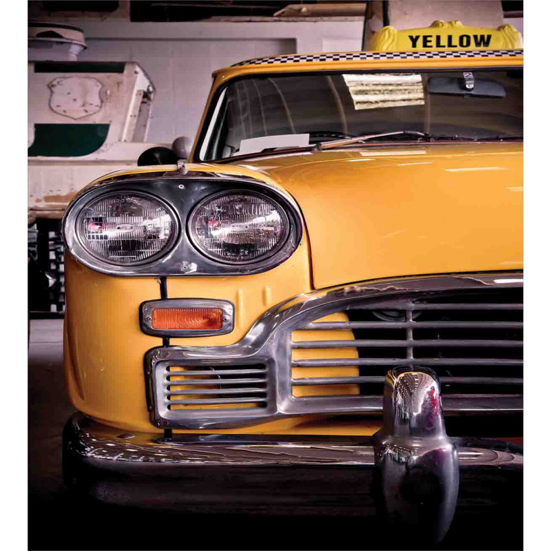 Antique Yellow Taxi Duvet Cover Set