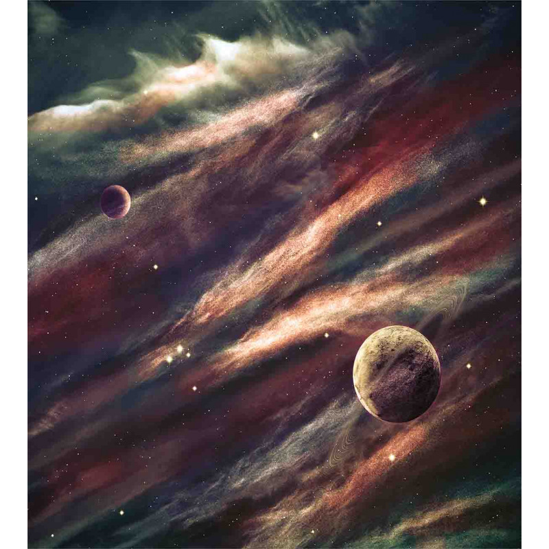 Nebula Planet Cloud Duvet Cover Set