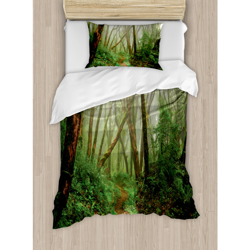 Exotic Jungle Forest Duvet Cover Set