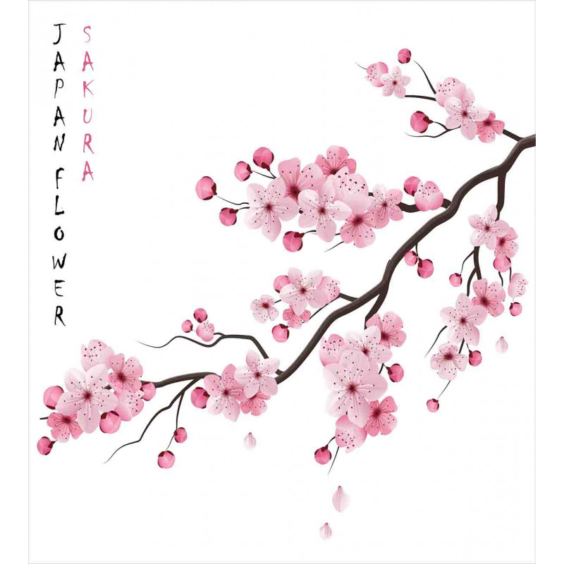 Japanese Cherry Branch Duvet Cover Set