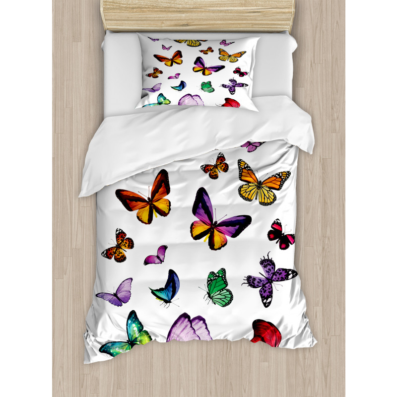 Flying Butterflies Duvet Cover Set