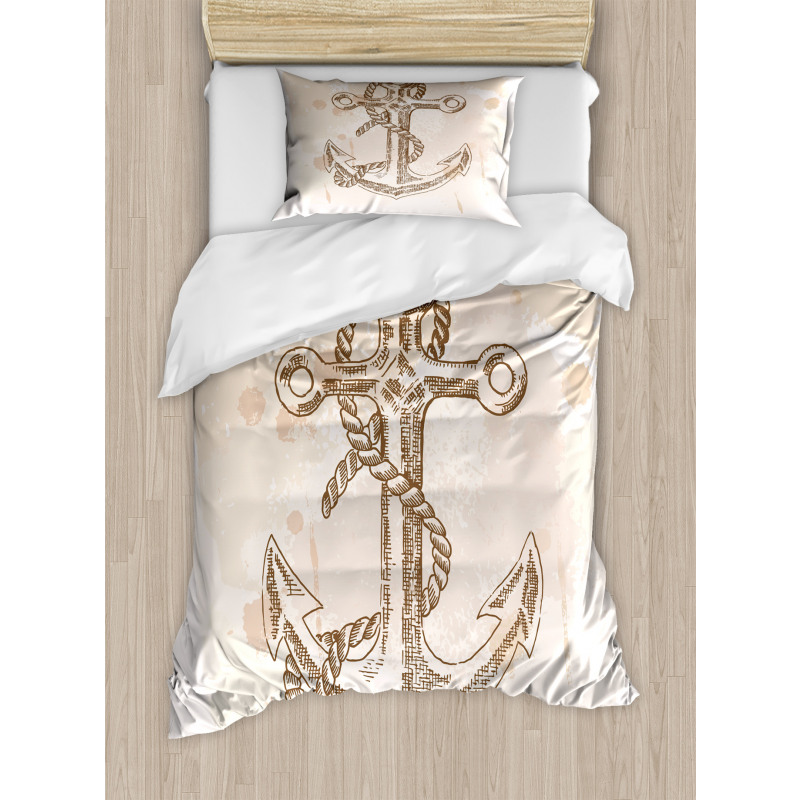 Navy Rope Summer Holiday Duvet Cover Set