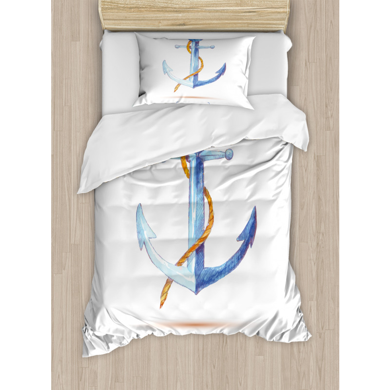 Classic Sail Rope Emblem Duvet Cover Set