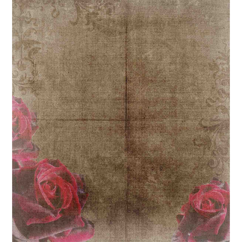 Vintage Roses Frame Duvet Cover Set