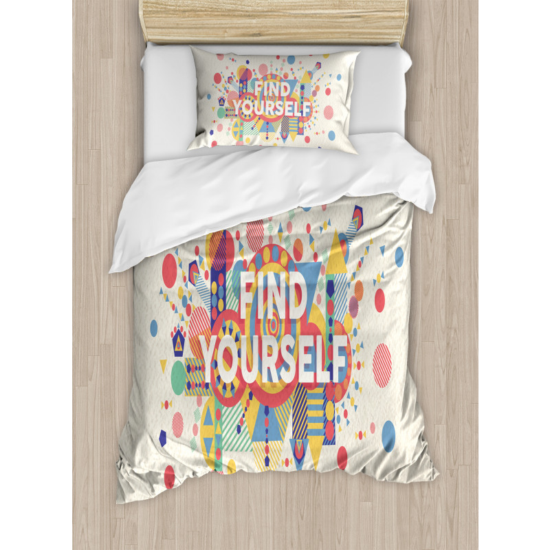 Typographical Poster Duvet Cover Set