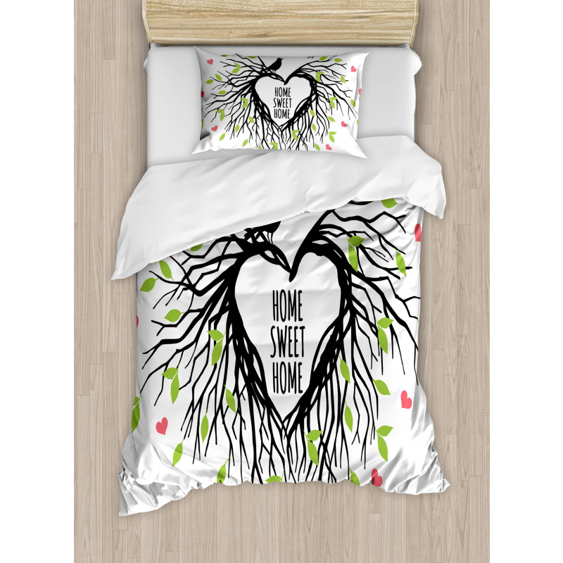 Romantic Bird Duvet Cover Set