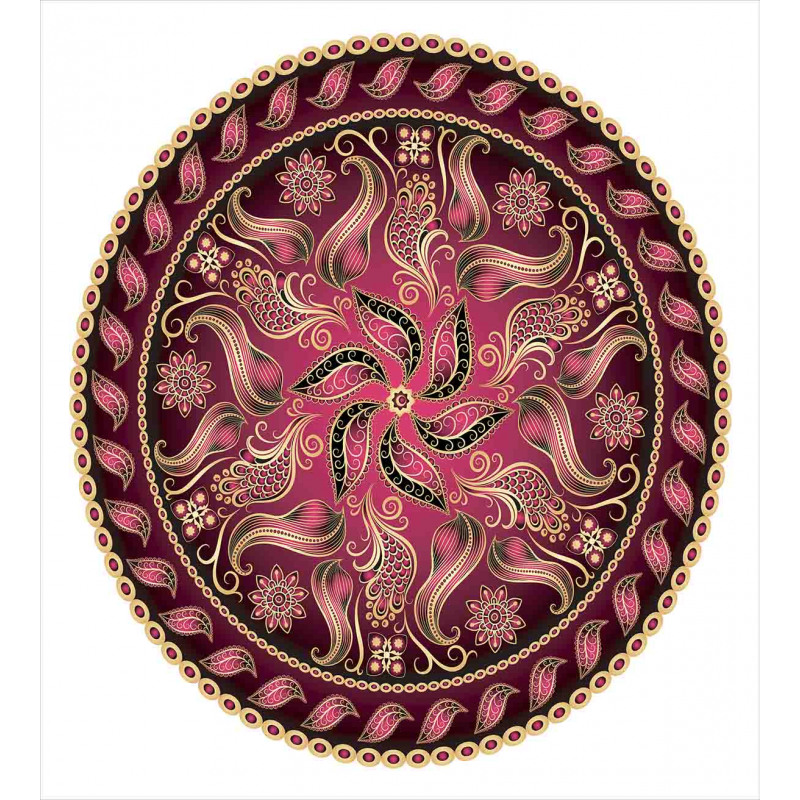 Red Mandala Pattern Duvet Cover Set
