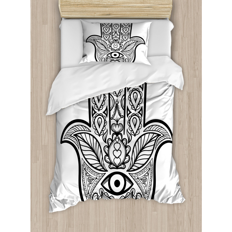 Evil Eye Oriental Eastern Duvet Cover Set