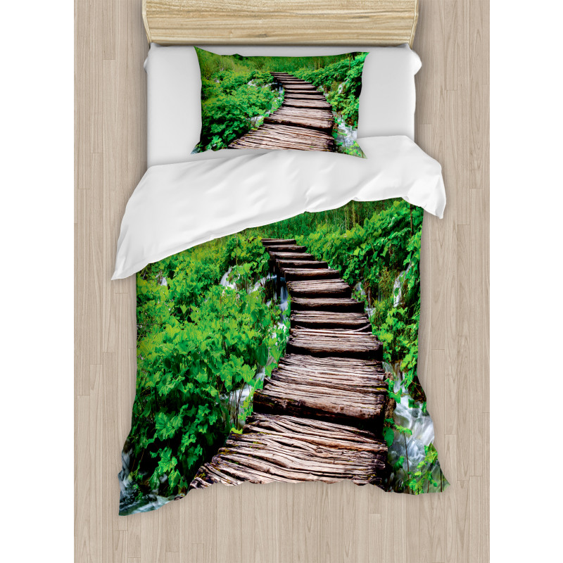 Pathway Stream Jungle Duvet Cover Set