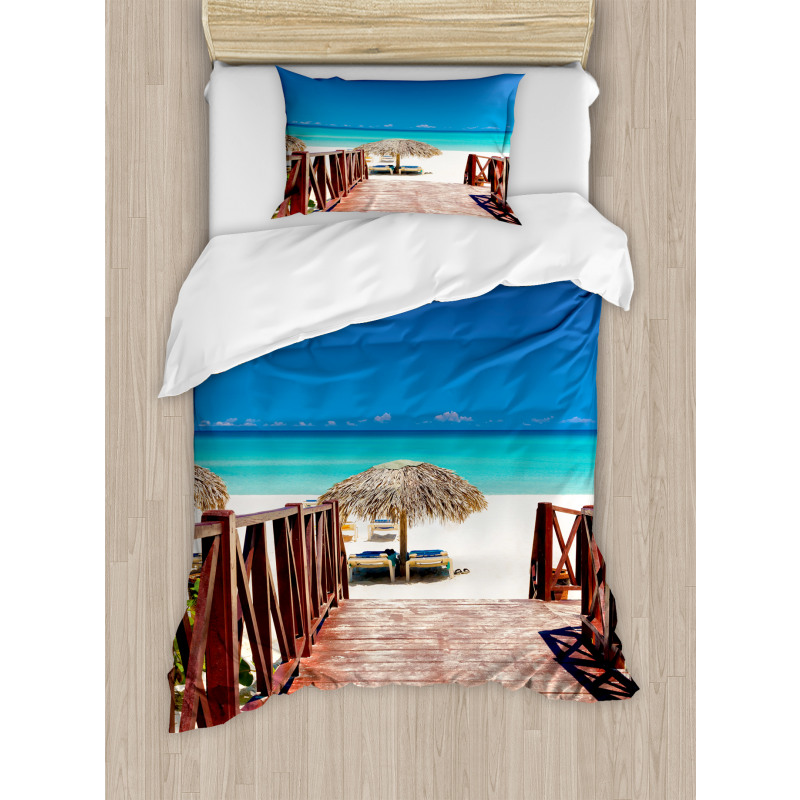 Sandy Beach Resort Duvet Cover Set