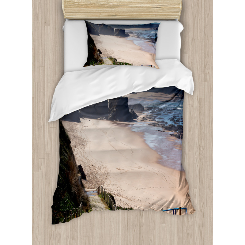 Ocean Coastline Nature Duvet Cover Set