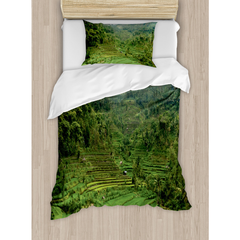 Rice Paddies Duvet Cover Set