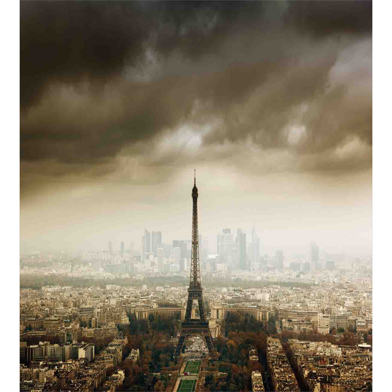 Paris Skyline City Duvet Cover Set