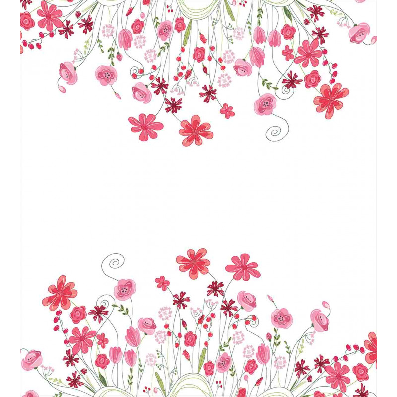 Herbs Blossoms Bridal Duvet Cover Set