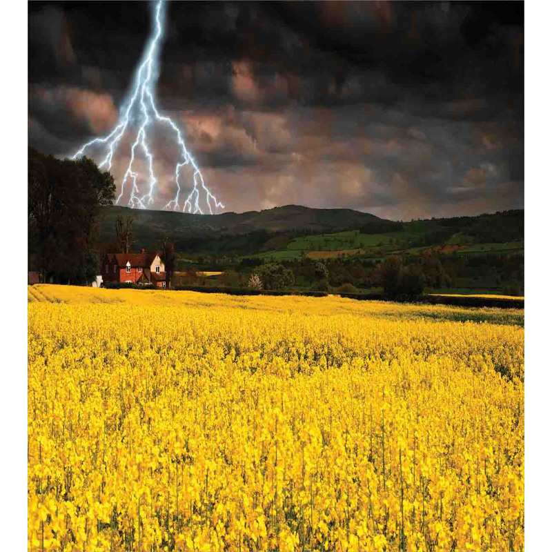 Thunderstorm over Meadow Duvet Cover Set