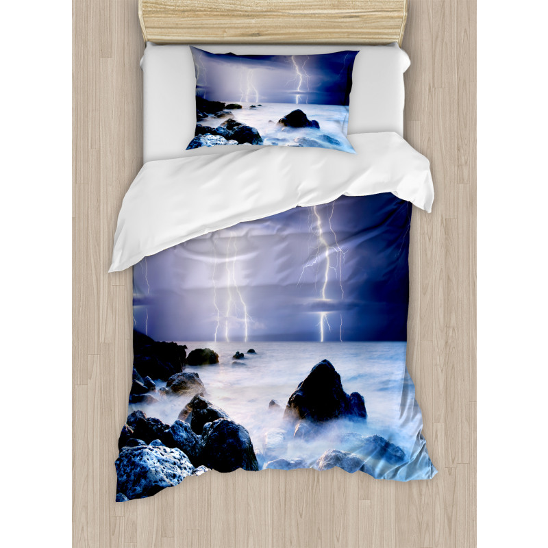 Stormy Weather in Summer Duvet Cover Set