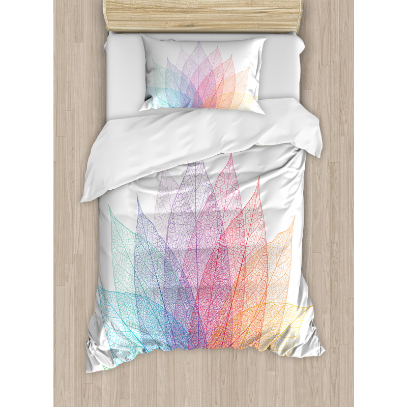 Delicate Leaves Art Duvet Cover Set