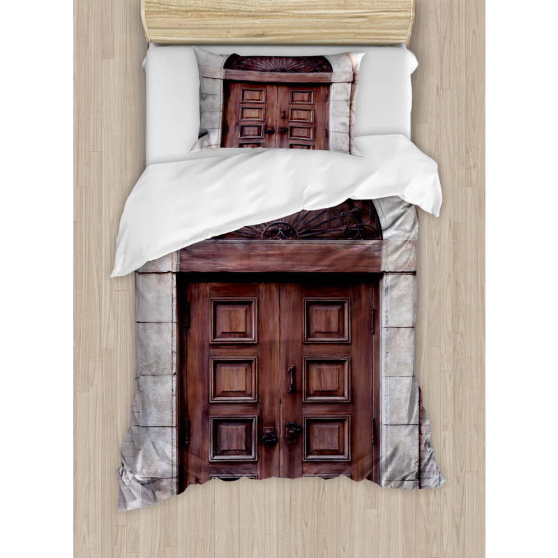 Arched Venetian Door Duvet Cover Set