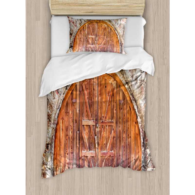 Door Vintage Duvet Cover Set