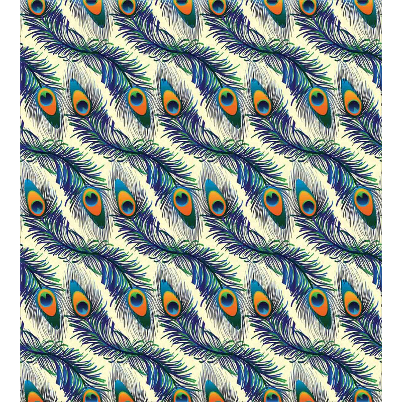Ornamental Peacock Bird Duvet Cover Set
