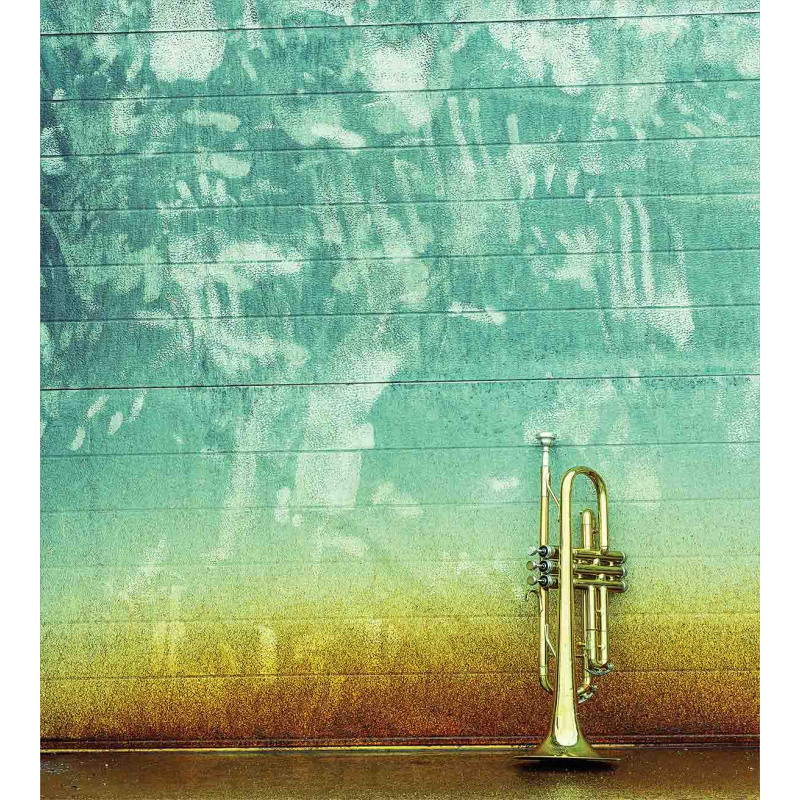 Old Worn Trumpet Grungy Duvet Cover Set