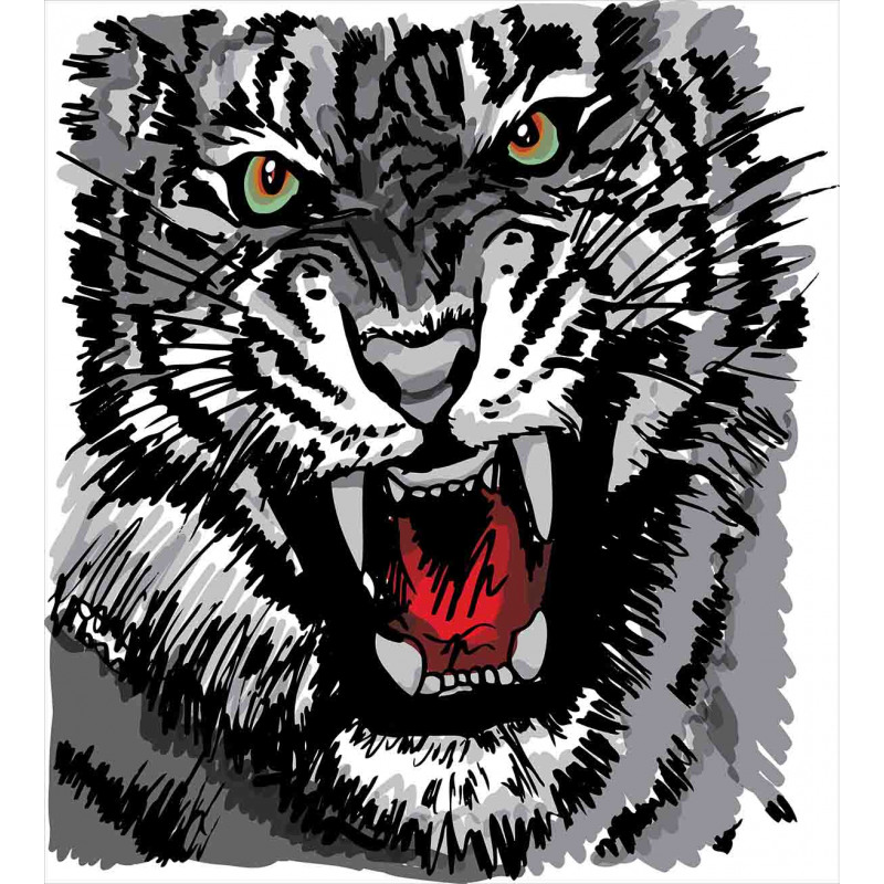 Tiger Roars Duvet Cover Set