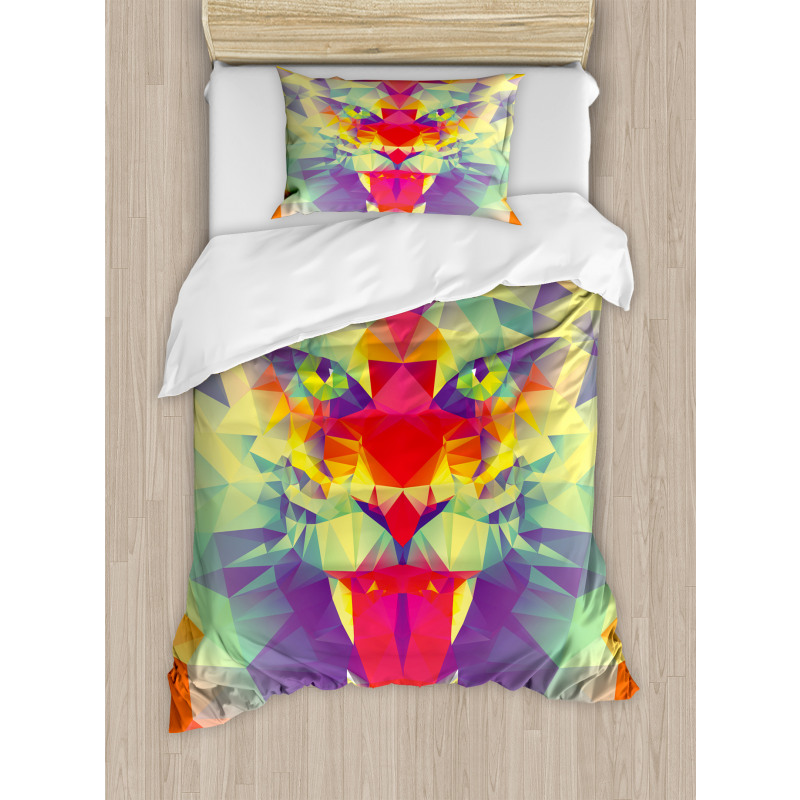 King of Jungle Lion Duvet Cover Set