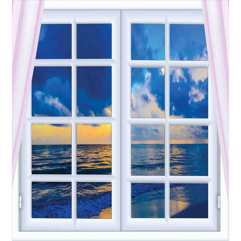 Sunset Sea Scenery Duvet Cover Set