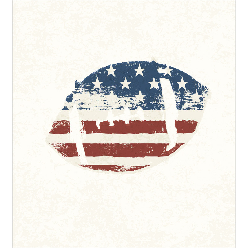 American Flag Football Duvet Cover Set