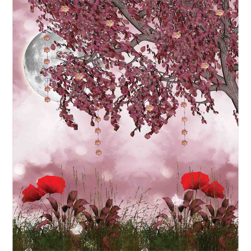 Dream Garden with Poppies Duvet Cover Set