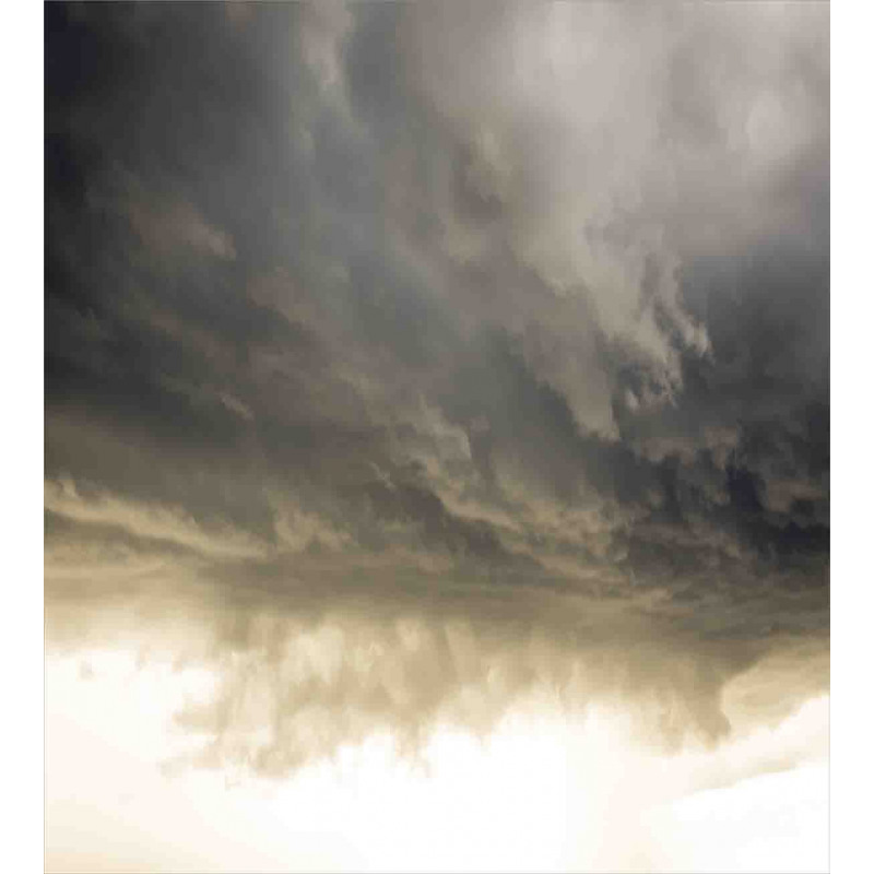 Cloudy Dark Sky Hurricane Duvet Cover Set