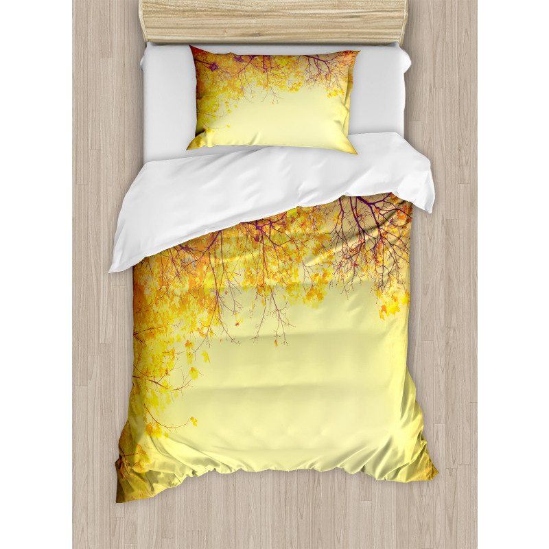 Retro Autumn View Duvet Cover Set