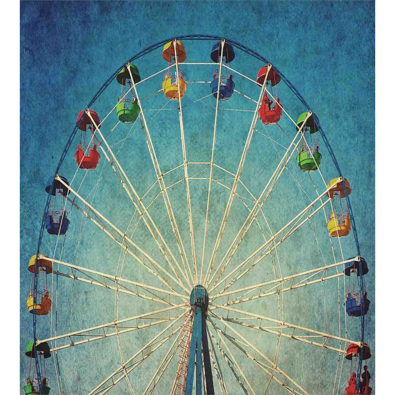 Ferris Wheel Fun Retro Duvet Cover Set