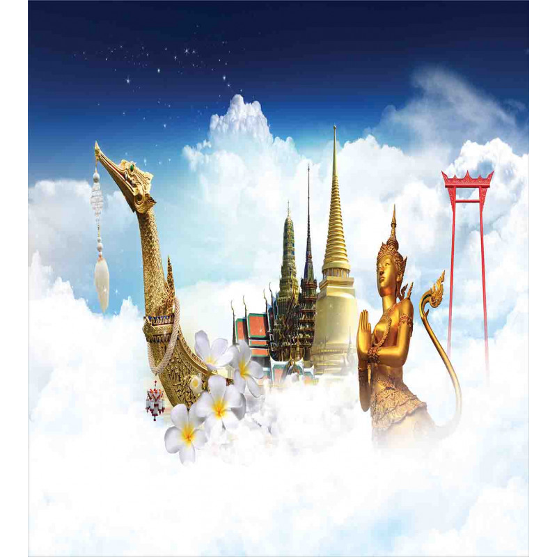 Thailand Famous Statues Duvet Cover Set