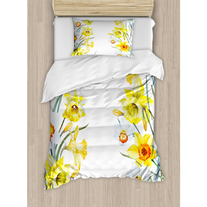 Meditation Flowers Duvet Cover Set