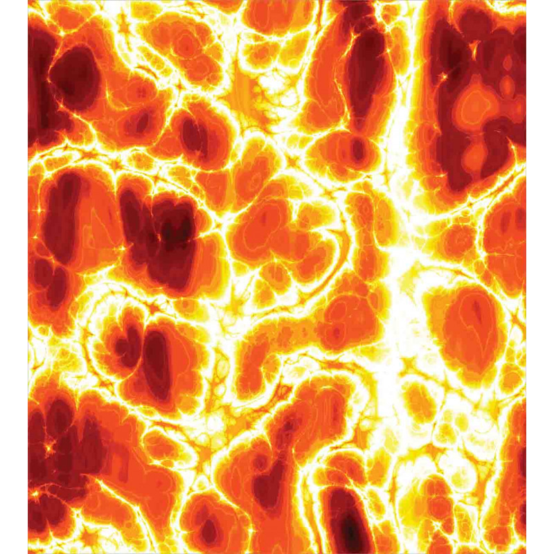 Hot Burning Lava Fire Duvet Cover Set