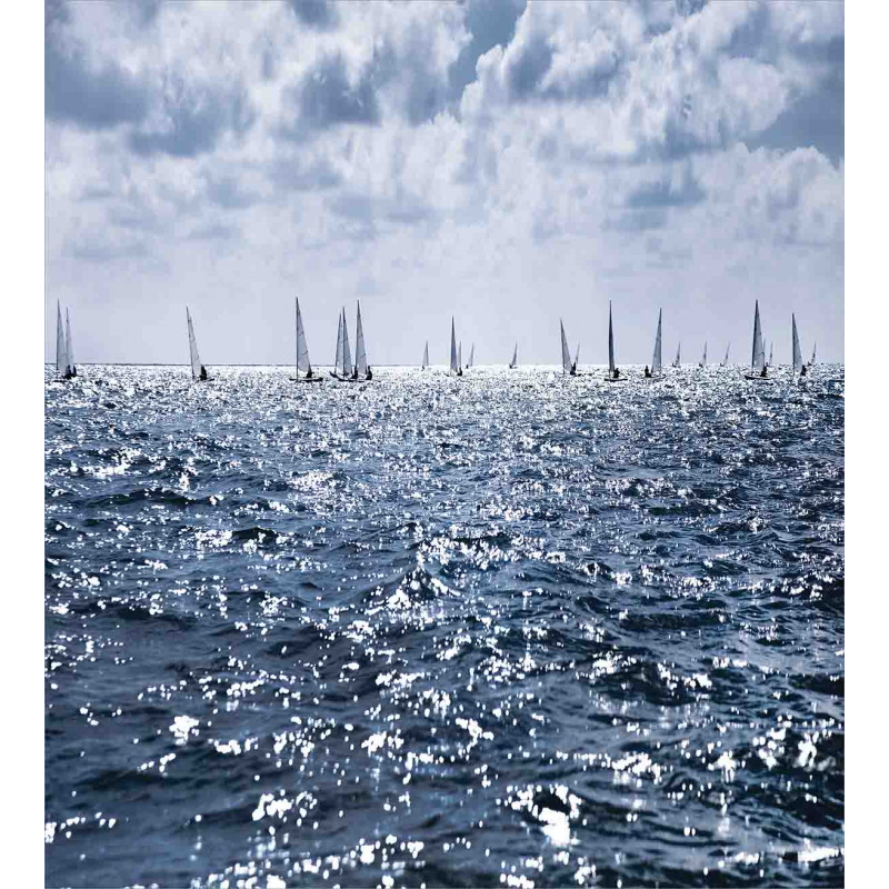 Sailing Boats Sunny Duvet Cover Set