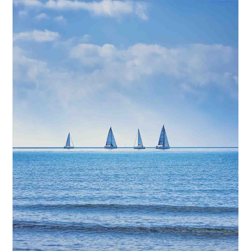 Sailing Boat on Ocean Duvet Cover Set