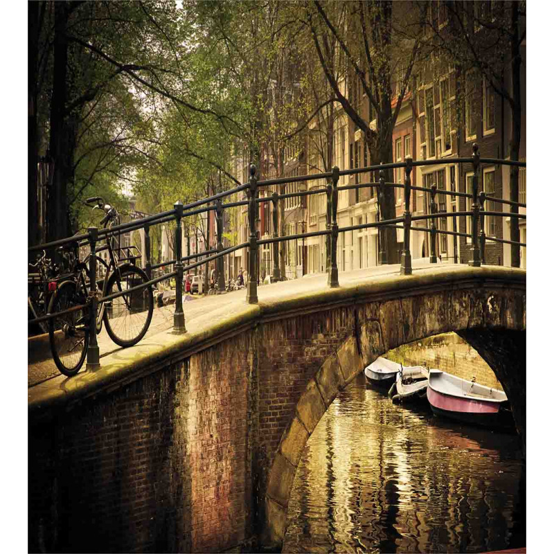 Romance Bridge Canal Duvet Cover Set